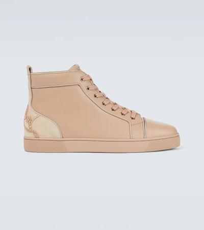 Christian Louboutin Fun Louis Sneakers In Beige