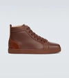 Christian Louboutin Fun Louis Sneakers In Brown