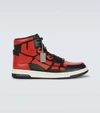 Amiri Skeleton Bone High-top Sneakers In Multicoloured