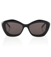 Saint Laurent Sl 68 Cat-eye Sunglasses In Black