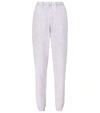 Les Tien Cotton-fleece Sweatpants In Purple
