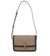 SAINT LAURENT SOLFERINO MEDIUM TWEED SHOULDER BAG,P00589789