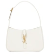 Saint Laurent Mini 5a7 Hobo Bag In White