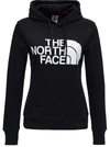 The North Face Black  Jersey Hoodie With Print In Black