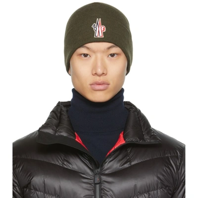 MONCLER WOOL LOGO BEANIE