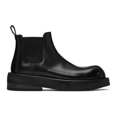 Marsèll Black Musona Chelsea Boots In 666 Black