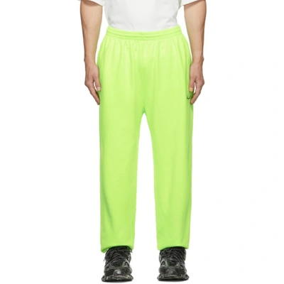 Balenciaga Wide-leg Elasticated Trousers In Yellow