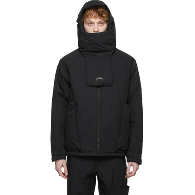 A-cold-wall* Logo-print Hooded Padded-shell Jacket In Black
