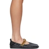 STELLA MCCARTNEY BLACK FALABELLA BALLERINA FLATS