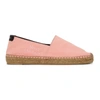 Saint Laurent Sl Signature Espadrilles In Pink & Purple