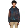 PS BY PAUL SMITH NAVY OIL SLICK HOODIE