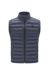 Hugo Boss - Packable Down Gilet With Water Repellent Outer - Dark Blue