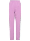Chiara Ferragni Lilac Cotton Logomania Pants In Violet