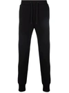 Paul Smith Artist-stripe Drawstring Track Pants In Black
