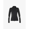 Adidas By Stella Mccartney Womens Black Truepurpose Midlayer Stretch Recycled-polyester Top Xs In Black