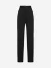 TORY BURCH FRONT-PLEATS TROUSERS