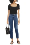 Acne Studios Climb Faded Mid-rise Skinny Jeans In Blue
