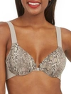 Spanx Bra-llelujah Front-close T-shirt Bra In Neutral Snake