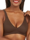 Spanx Bra-llelujah! Stretch-knit Soft-cup Bra In Chestnut Brown