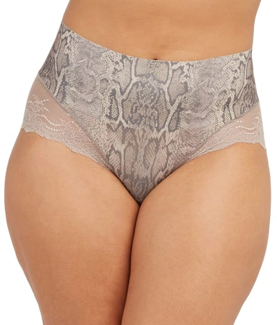 Spanx Undie-tectable Lace Hipster In Sea Salt