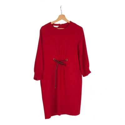 Pre-owned Biancoghiaccio Mid-length Dress In Red