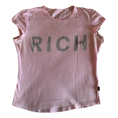 Pre-owned John Richmond T-shirt In Pink