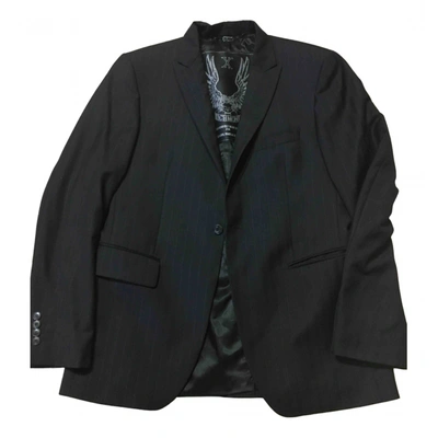 Pre-owned John Richmond Wool Vest In Black