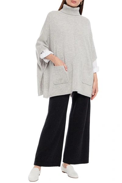 N•peal Cashmere Poncho In Grey