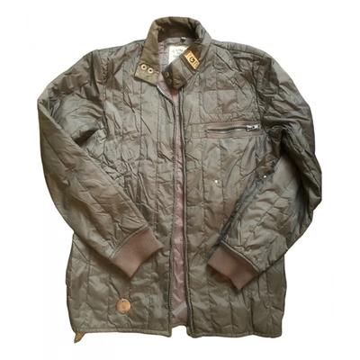 Pre-owned G-star Raw Puffer In Khaki