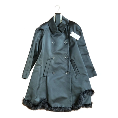Pre-owned Simone Rocha Coat In Black
