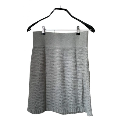 Pre-owned Fendi Mid-length Skirt In Grey