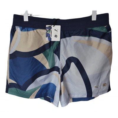 Pre-owned Puma Blue Polyester Shorts