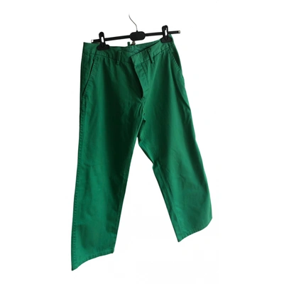 Pre-owned Dsquared2 Trousers In Green