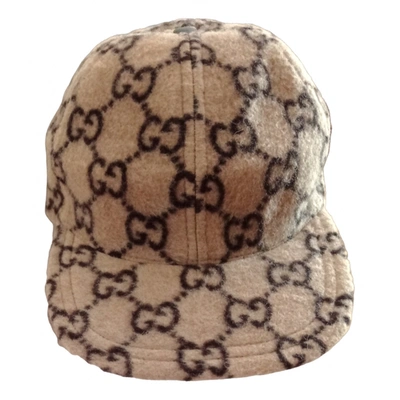 Pre-owned Gucci Wool Cap In Multicolour