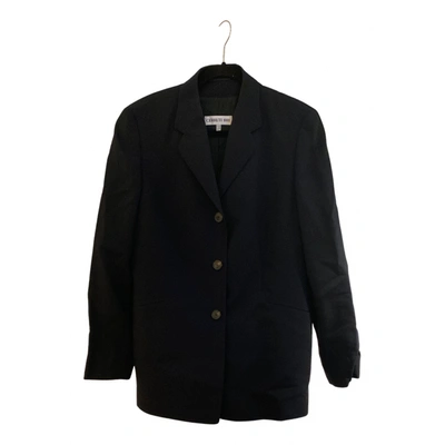 Pre-owned Cerruti 1881 Wool Short Vest In Black