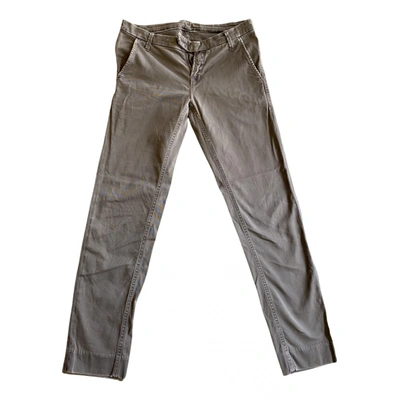 Pre-owned True Nyc Chino Pants In Grey