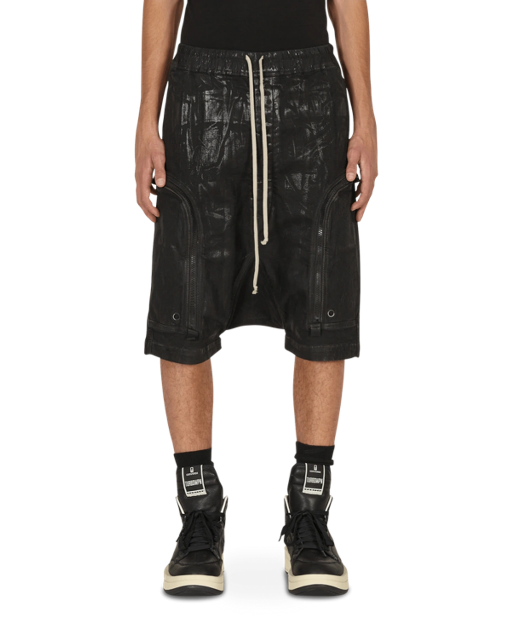 Rick Owens Drkshdw Bauhaus Pods Shorts In Black | ModeSens