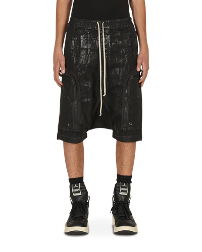 Rick Owens DRKSHDW Bauhaus Pods Shorts Black Men's - US