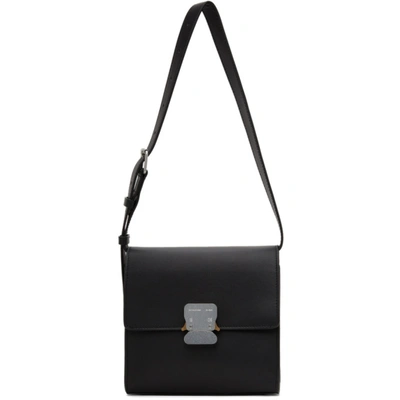 Alyx Leather Ludo Messenger Bag In Blackblk0001