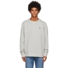 POLO RALPH LAUREN GREY FLEECE SWEATSHIRT