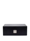 Smythson Mara Travel Tray Jewellery Box In 蓝色