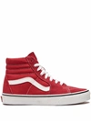 Vans Sk8 High-top Sneakers In 红色