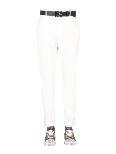 Dolce & Gabbana Straight Leg Trousers In Variante Abbinata