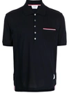 THOM BROWNE RWB STRIPE POLO SHIRT