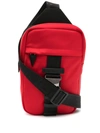 Versace Greca Single Strap Backpack In Red
