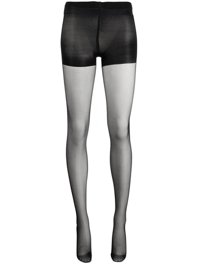 Wolford Individual 10 Control Tights In 黑色