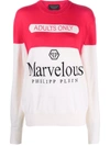 Philipp Plein Marvelous Cashmere Jumper In 红色