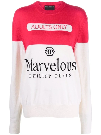 Philipp Plein Marvelous Cashmere Jumper In 红色