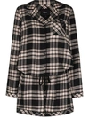 Rails Kellen Check-print Pajama Set In 黑色