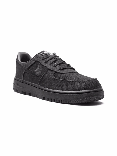 Nike Kids' Air Force 1 Stussy Sneakers In Black